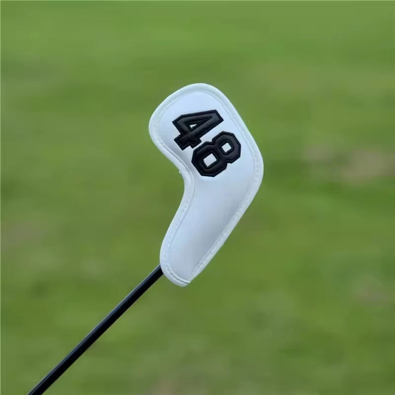 New Golf Wedge Cover Magnetic Buckle Golf Headcover Waterproof PU Leather Golf Cover 48 50 52 54 56 58 60 Golf Club Accessories