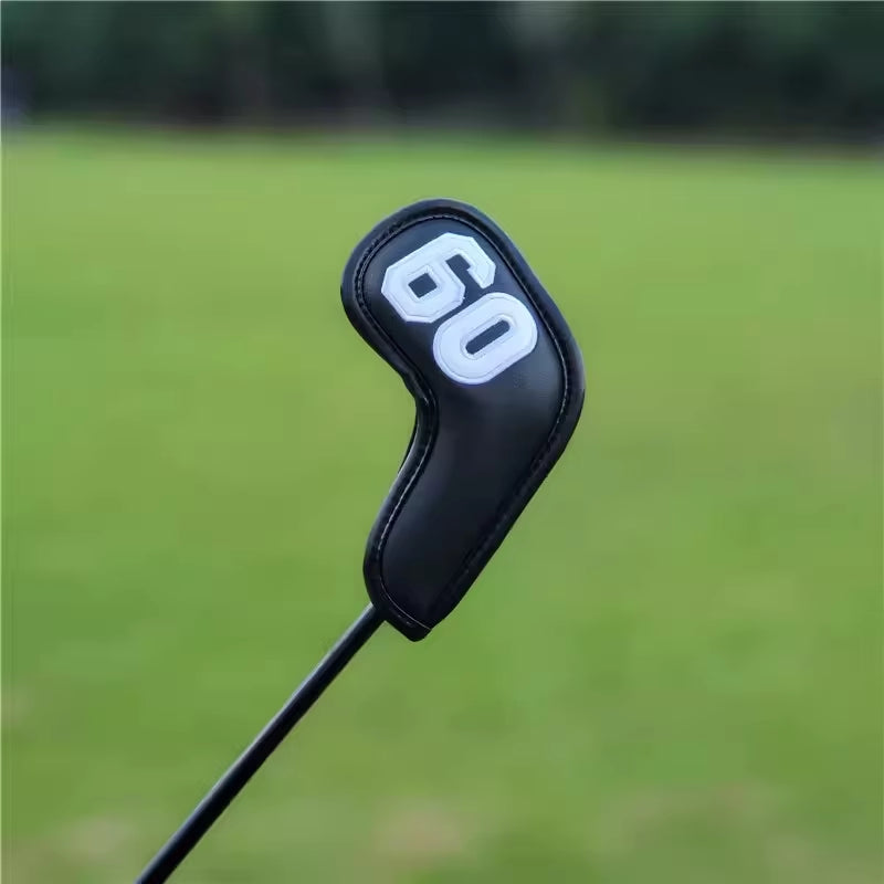 New Golf Wedge Cover Magnetic Buckle Golf Headcover Waterproof PU Leather Golf Cover 48 50 52 54 56 58 60 Golf Club Accessories