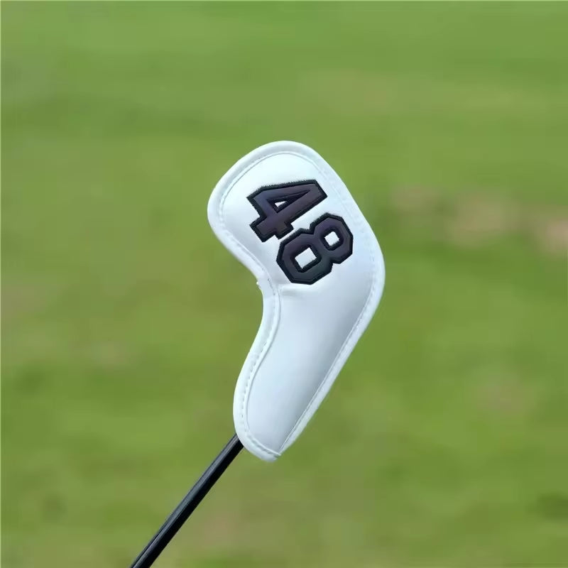 New Golf Wedge Cover Magnetic Buckle Golf Headcover Waterproof PU Leather Golf Cover 48 50 52 54 56 58 60 Golf Club Accessories